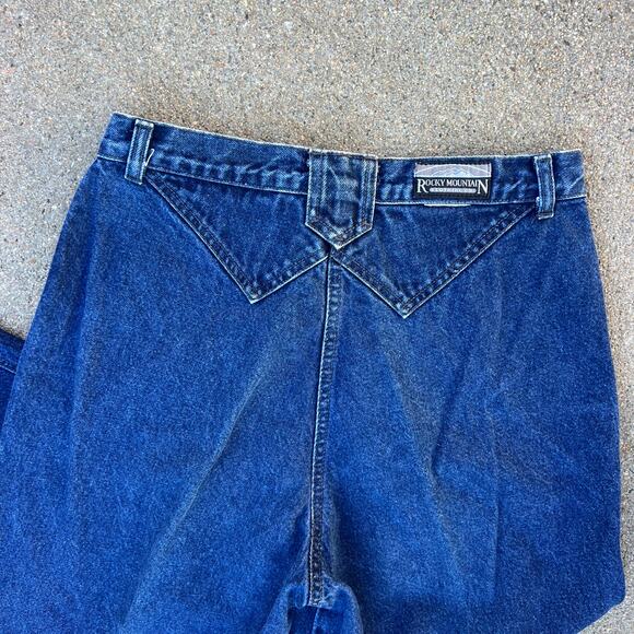 Vintage Rockies High Rise Pleated Taper Ankle V Yoke Cowgirl Western Jeans 28x36 - Picture 5 of 8